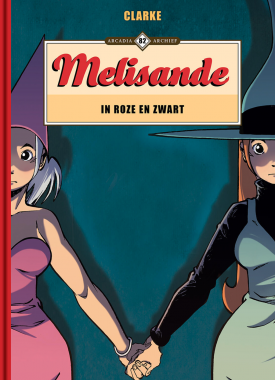 Melisande in roze en zwart stripweb Melisande in roze en zwart stripweb